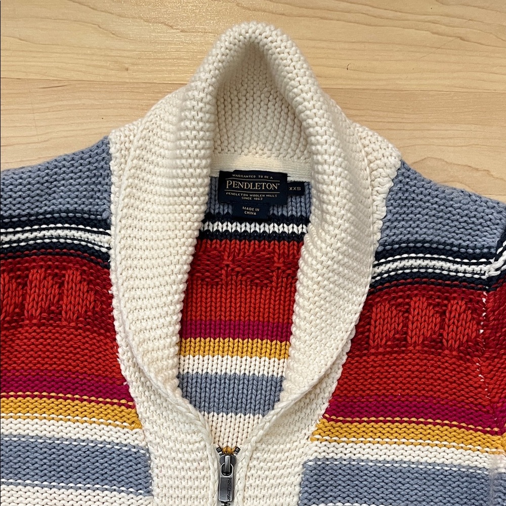 Pendleton Campfire Cardigan Full Zip Sweater Wome… - image 4